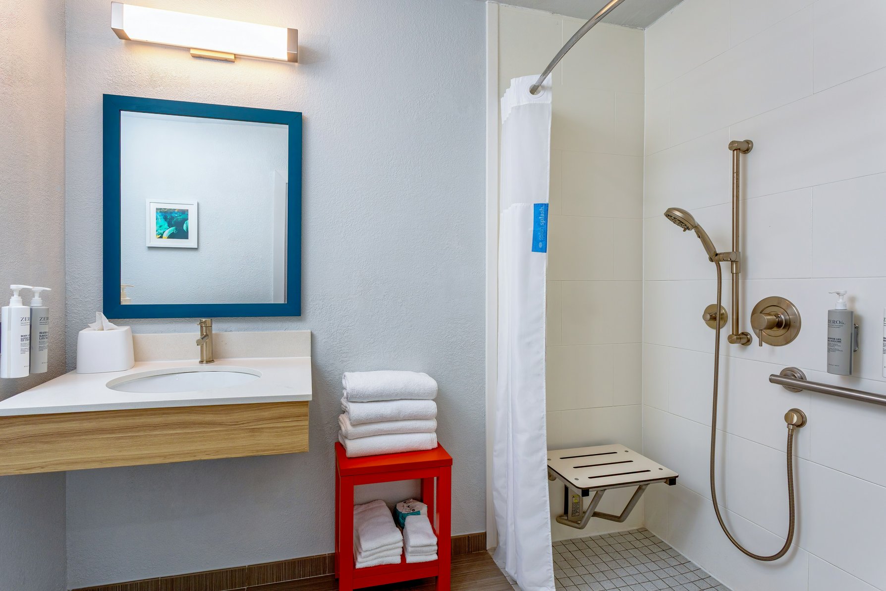 Hampton Inn Suites Port St Lucie, West Room Type - 1 KN ACC RI SHWR STE NS
