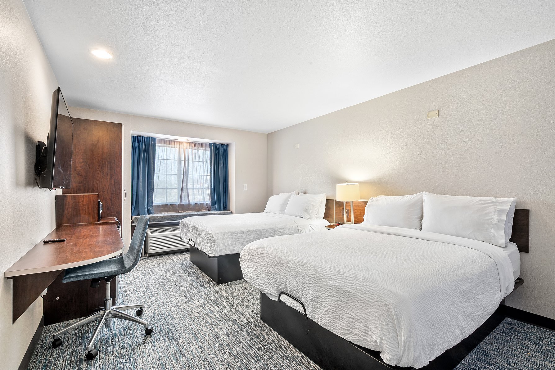 Microtel Inn & Suites by Wyndham Gonzales TX Room Type - 2Queen Standard Communication MobilityAccessible Shower
