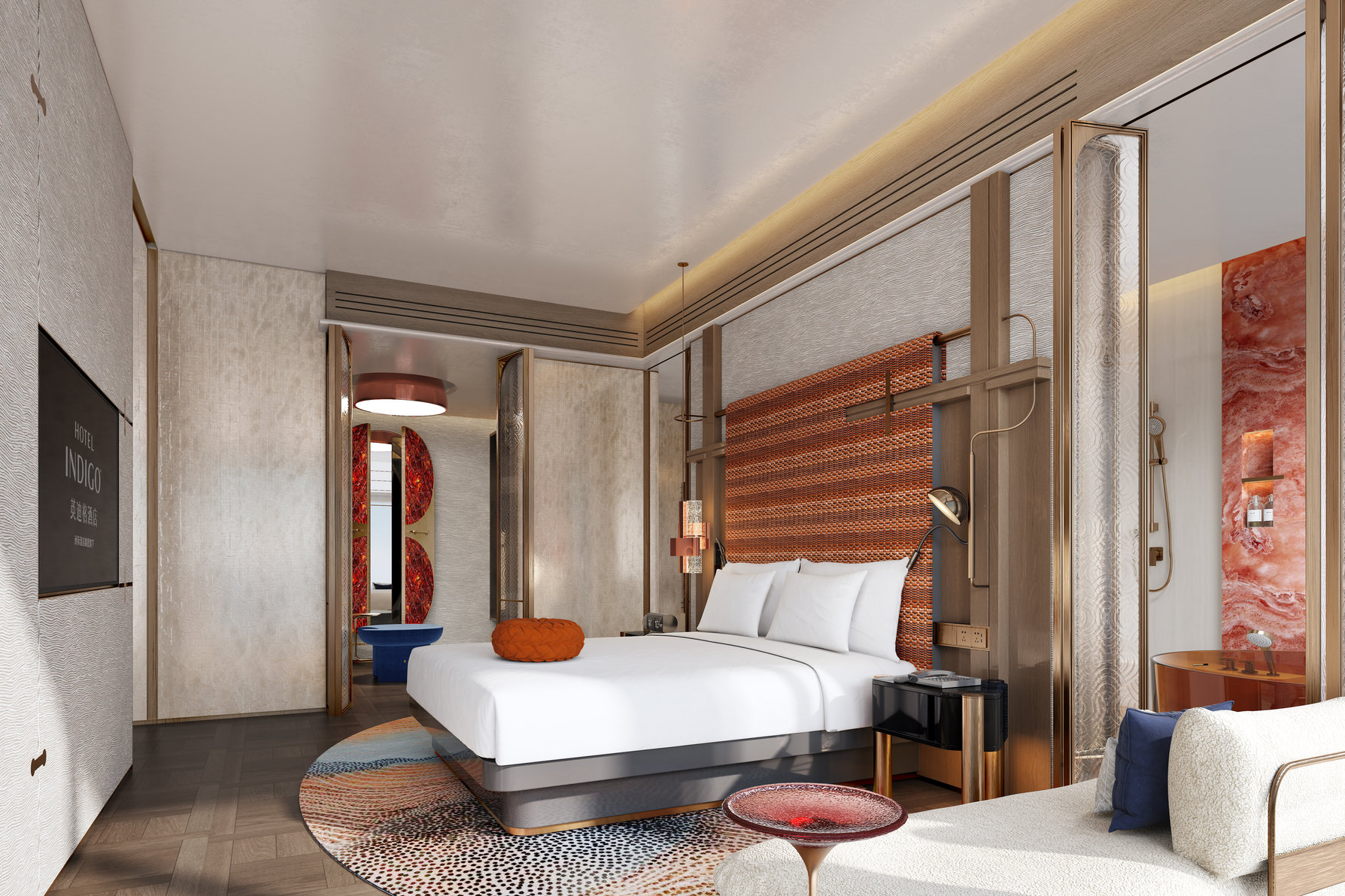 Hotel Indigo CHONGQING CHAOTIANMEN by IHG Room Type - 1 Bedroom Suite 1 King River View Top Floor