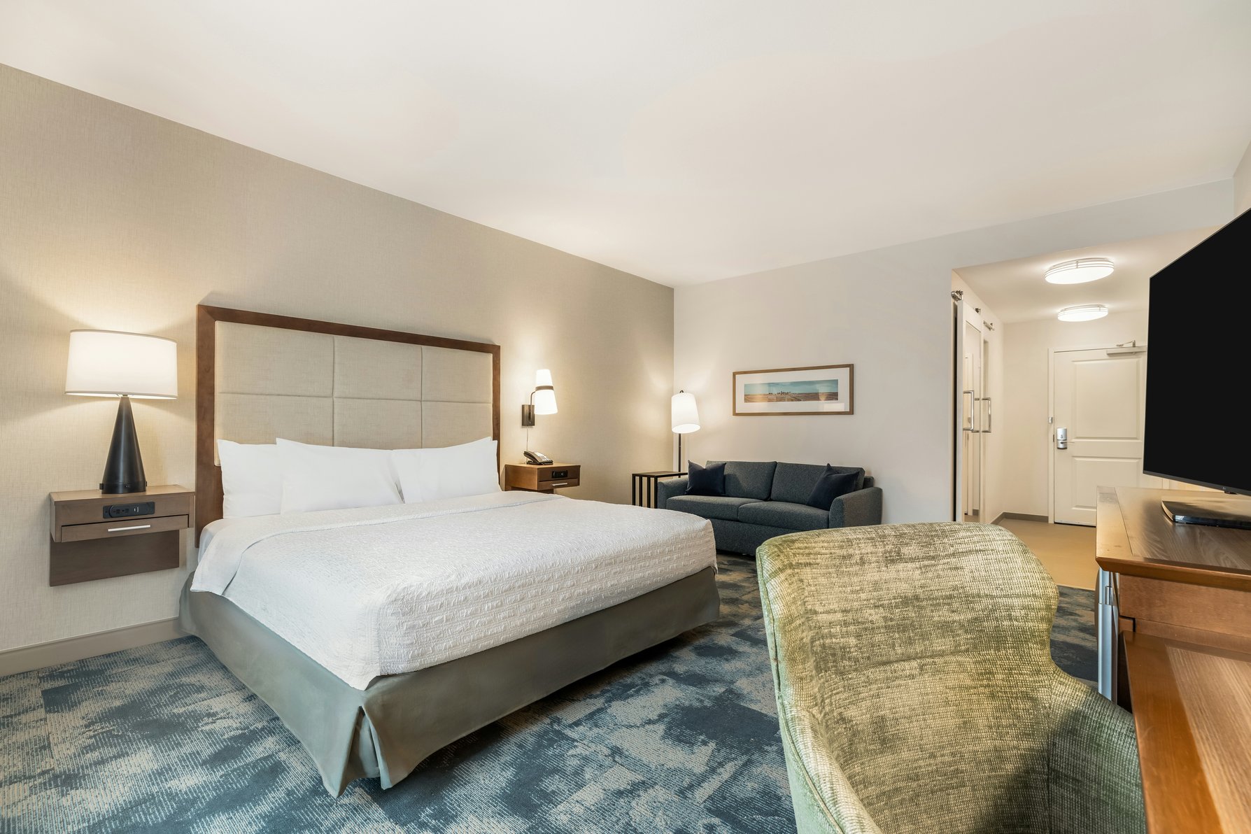 Hampton Inn & Suites by Hilton Dallas/Plano-East Room Type - 1 KING SFBD MIC FRG NS