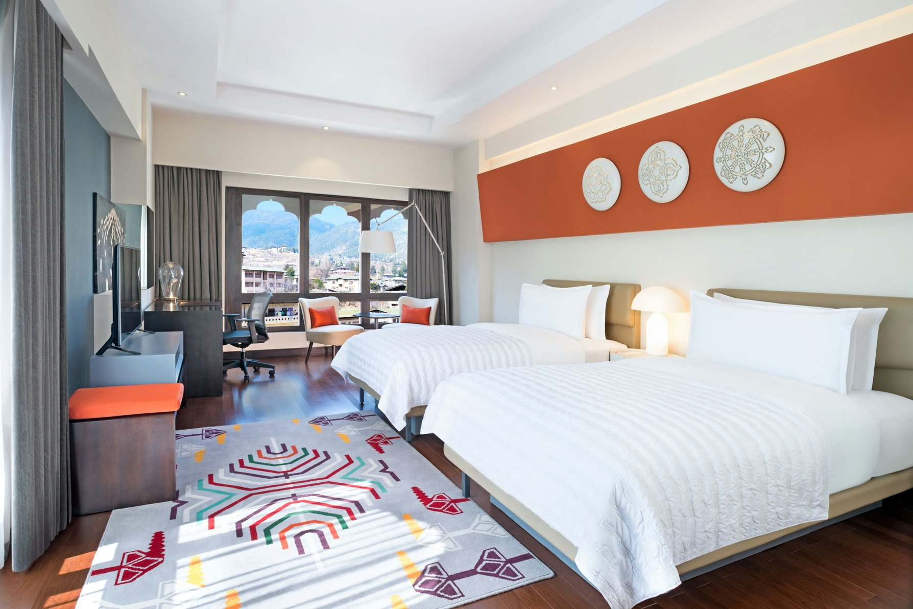 Le Meridien Thimphu Room Type - Deluxe Twin, Guest room, 2 Twin