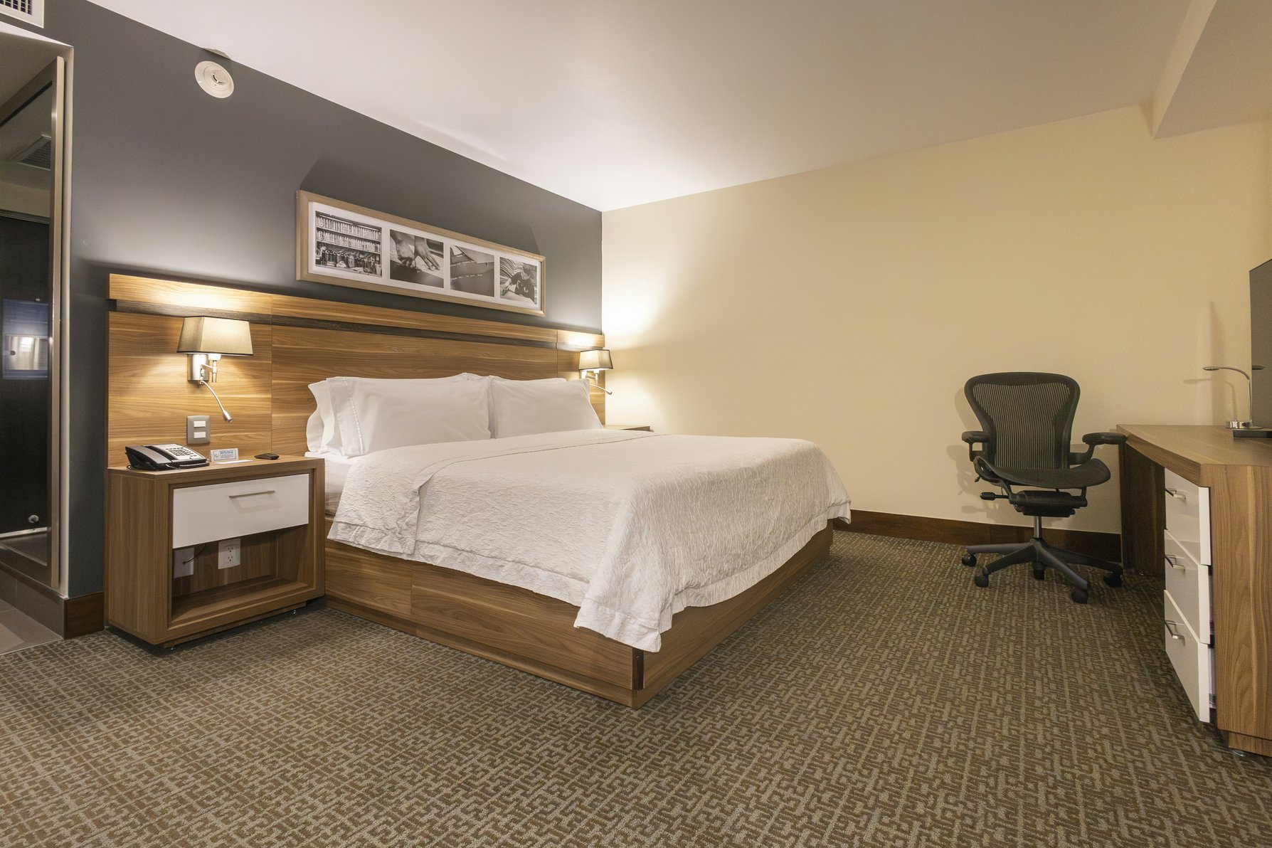 Hampton Inn by Hilton Leon Guanajuato Room Type - 1 KING STUDIO W MICROWV NS