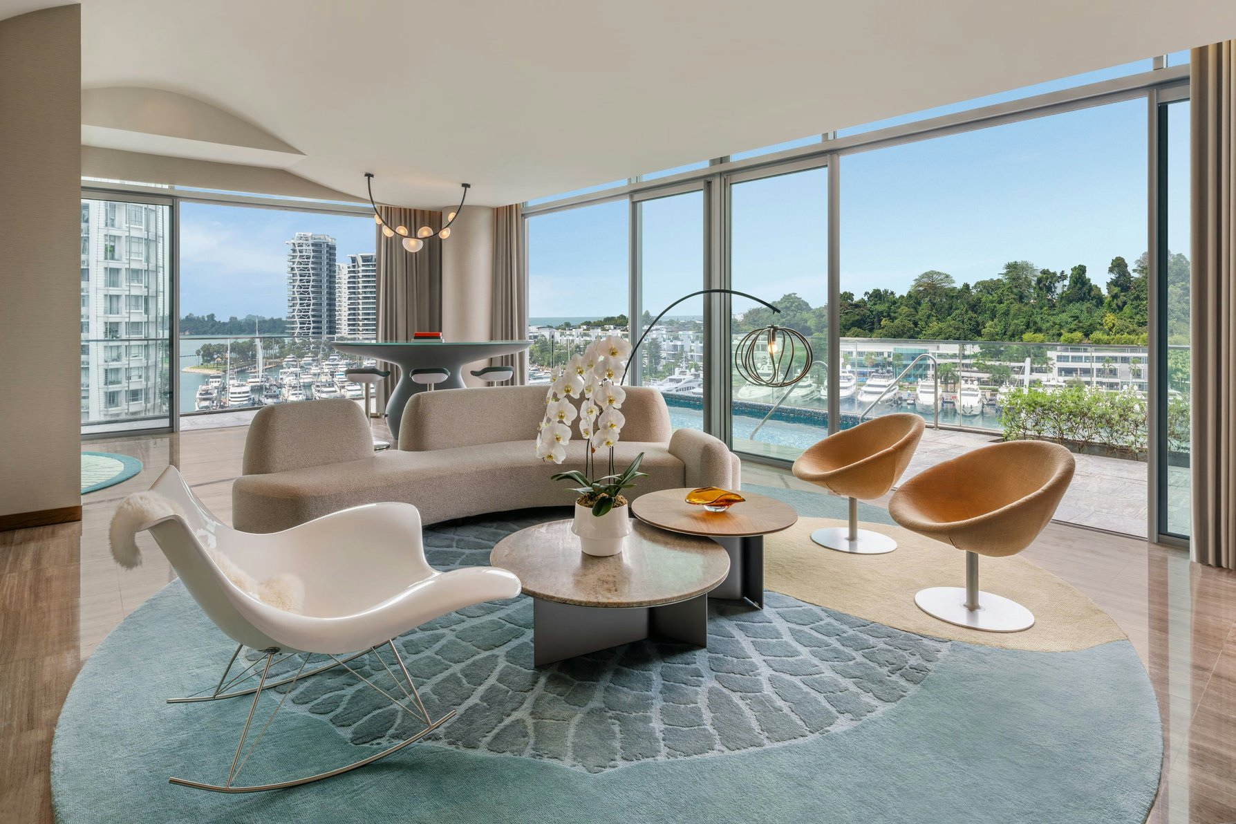 W Singapore - Sentosa Cove Room Type - Supreme Suite, 1 Bedroom Larger Suite, 1 King Super, Pool view, Top floor, Balcony, Private pool