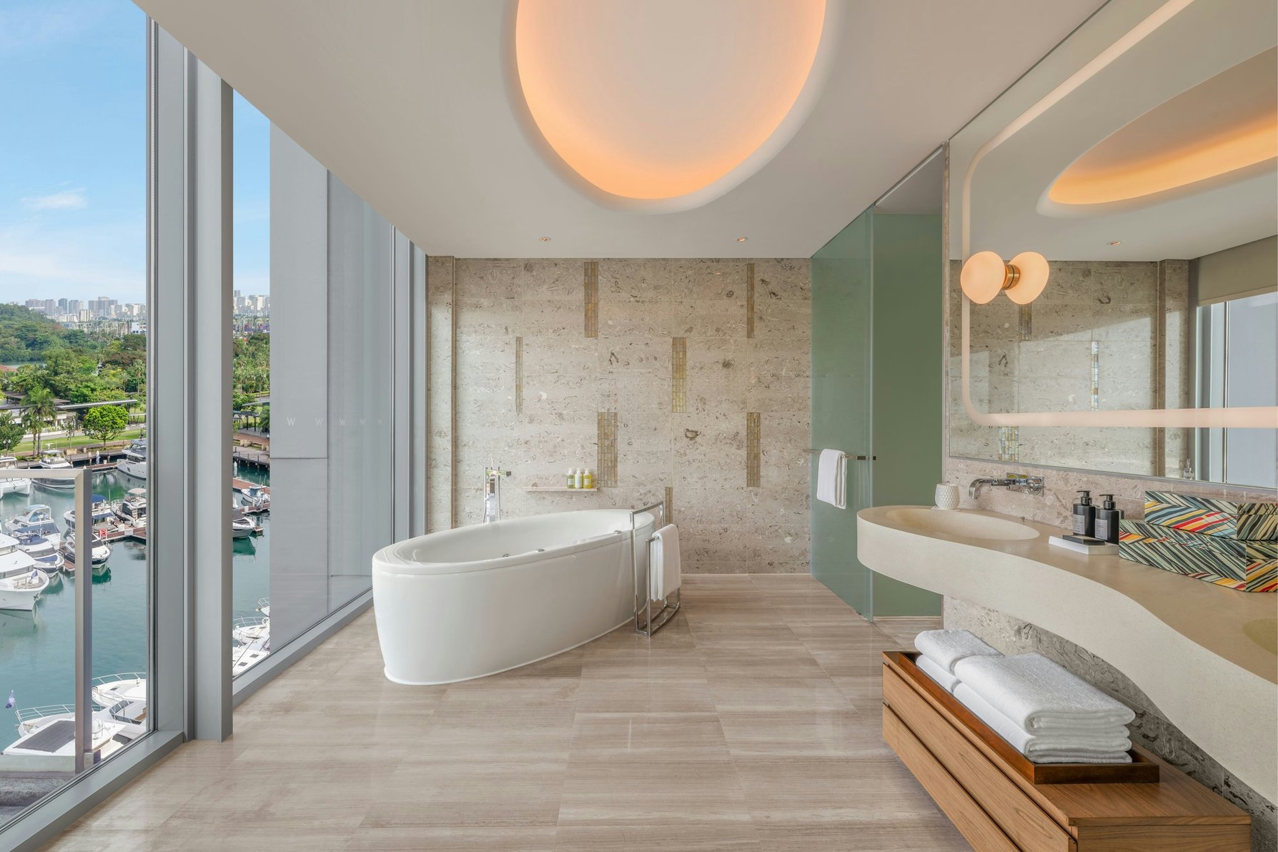 W Singapore - Sentosa Cove Room Type - Escape Suite, 1 Bedroom Suite, 1 King Super, Top floor, Balcony, Private pool W Singapore - Sentosa Cove Room Type - Escape Suite, 1 Bedroom Suite, 1 King Super, Top floor, Balcony, Private pool