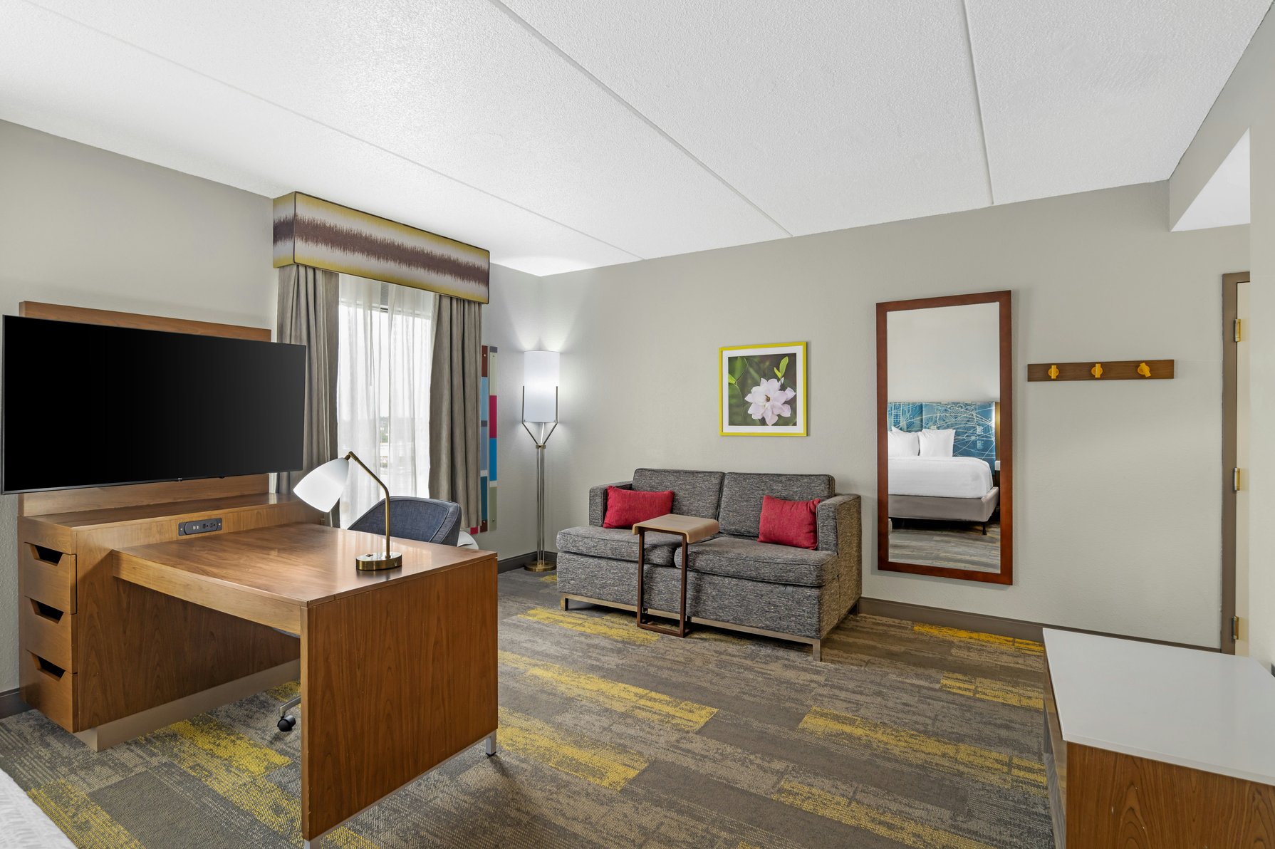 Hampton Inn Suites Augusta West Room Type - 1KNG STUDIO SOFABED NOSMOK