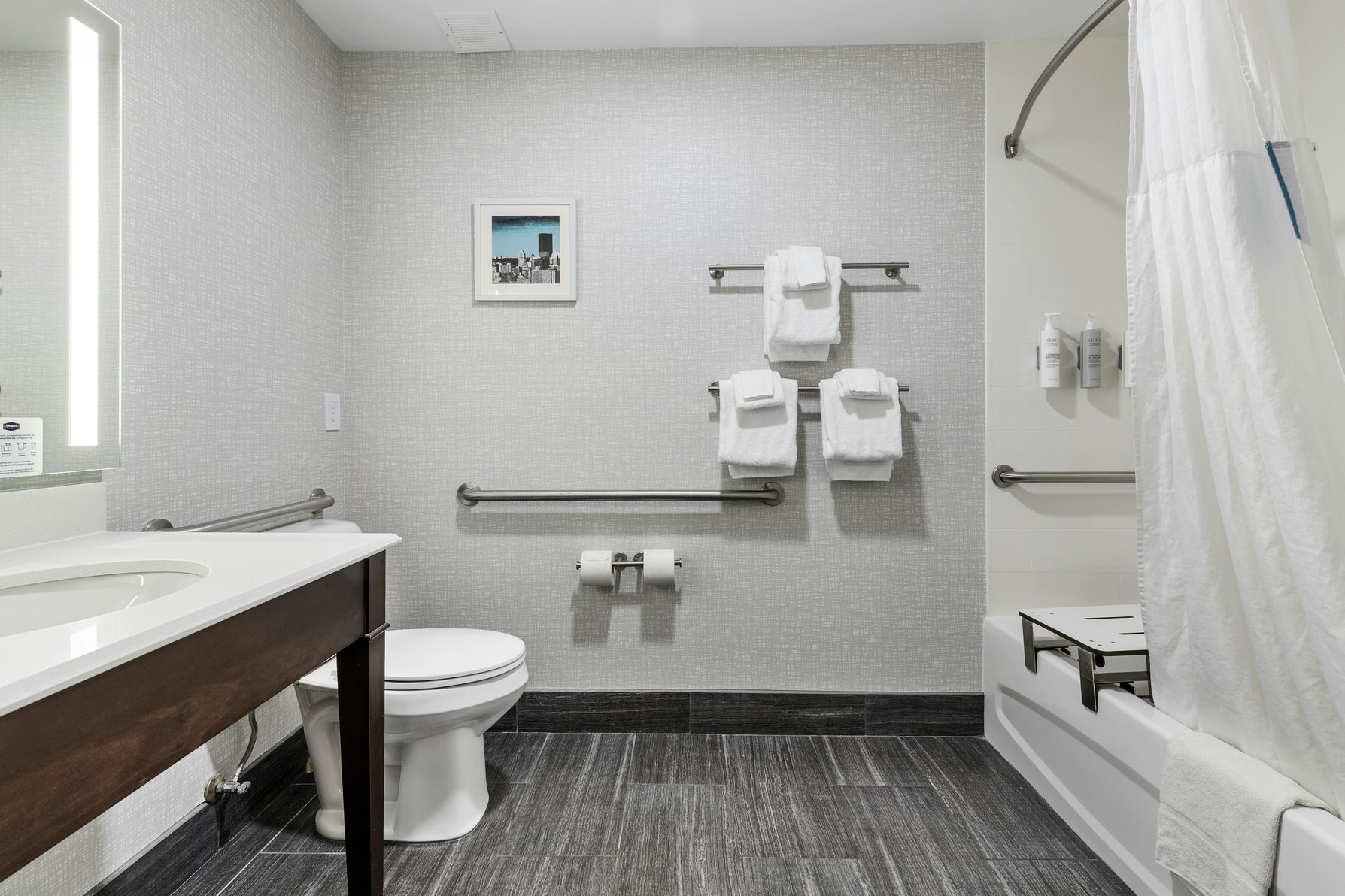 Hampton Inn Salem Room Type - 1 KNG ACCESSIBLE TUB NS
