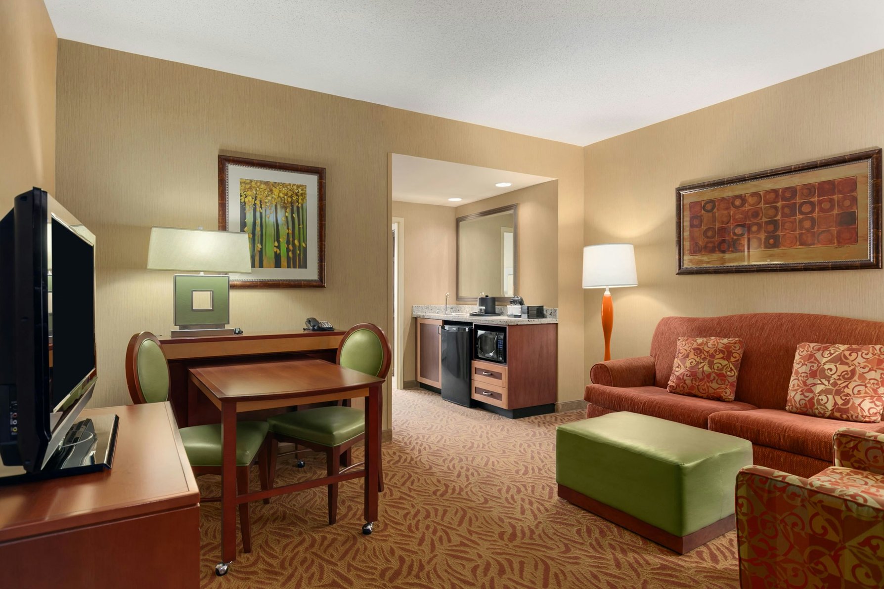 Embassy Suites Omaha-La Vista/Hotel & Conference Center Room Type - 1 KG STE ACC TUB NO SMOK