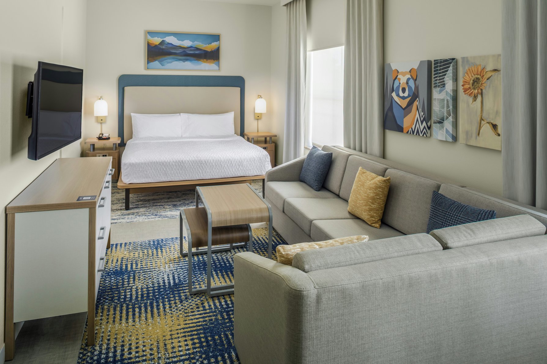 Homewood Suites by Hilton Denver Tech Center Room Type - 1 KING BED PELOTON STUDIO