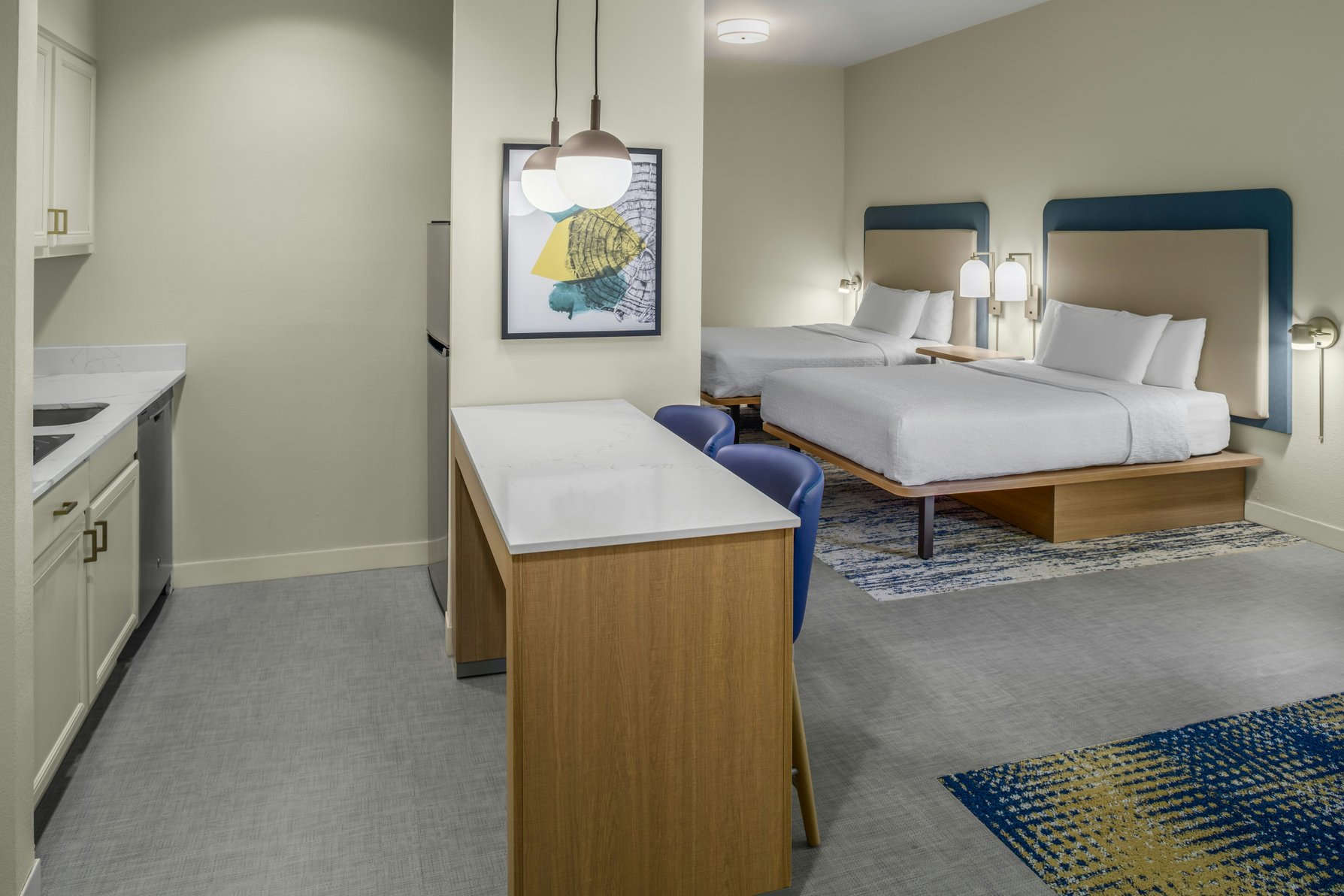 Homewood Suites by Hilton Denver Tech Center Room Type - 2 QUEEN STUDIO SUITE