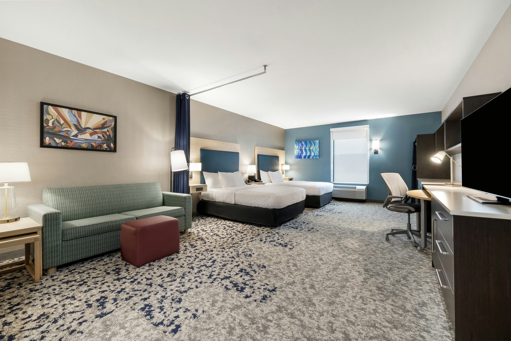 Home2 Suites by Hilton Muskogee Room Type - 2QN ACC TUB STUDIO NONSMK
