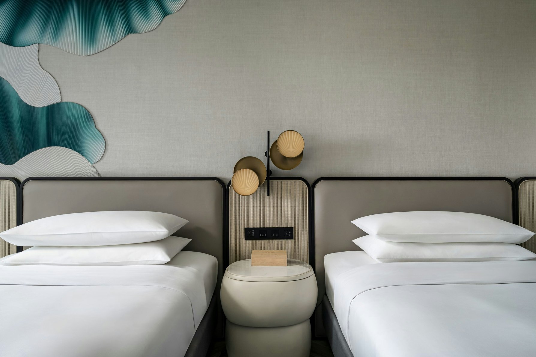 Pattaya Marriott Resort and Spa Room Type - Premium Deluxe, Guest Room, 2 Double, Sea View, Balcony