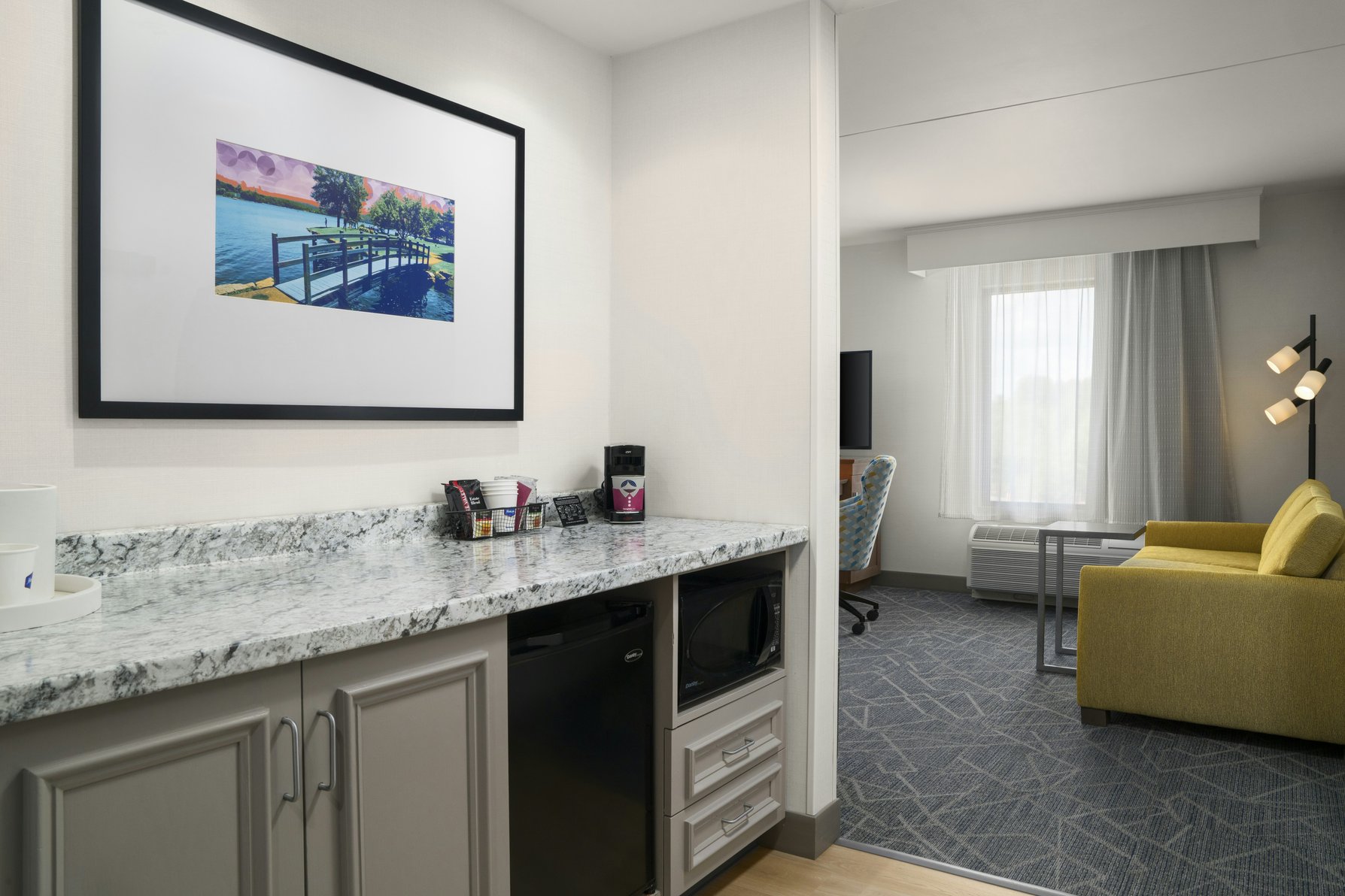 Hampton Inn & Suites by Hilton Tilton Room Type - 1 KN ACC RI SHWR STUDIO NS