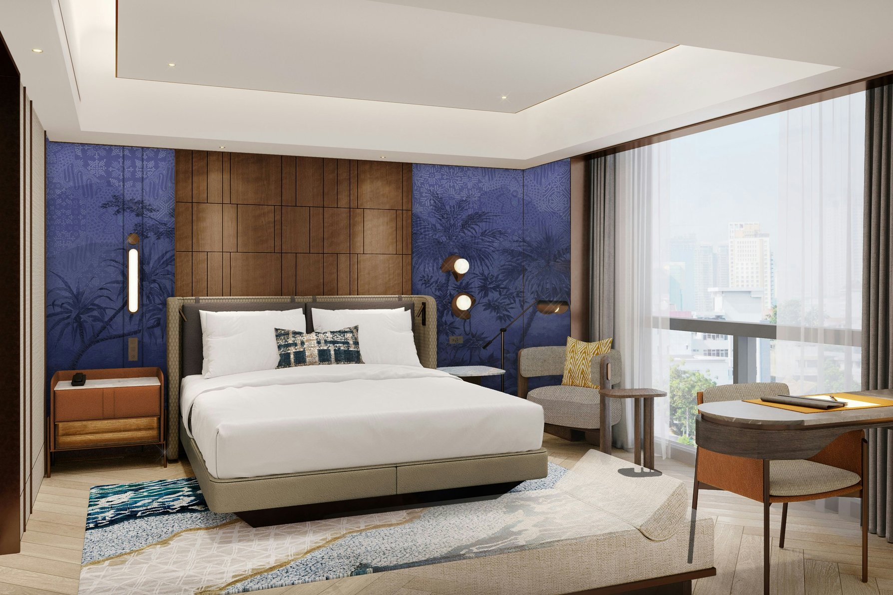 Sari Pacific Jakarta, Autograph Collection Room Type - Sari Premium Room, Guest room, 1 King