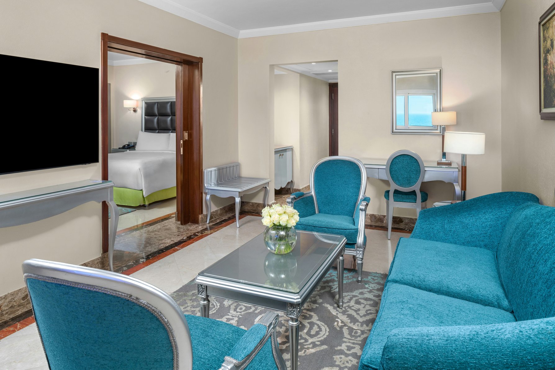 Hilton Alexandria Corniche Room Type - King Suite with Panoramic Sea View Hilton Alexandria Corniche Room Type - King Suite with Panoramic Sea View