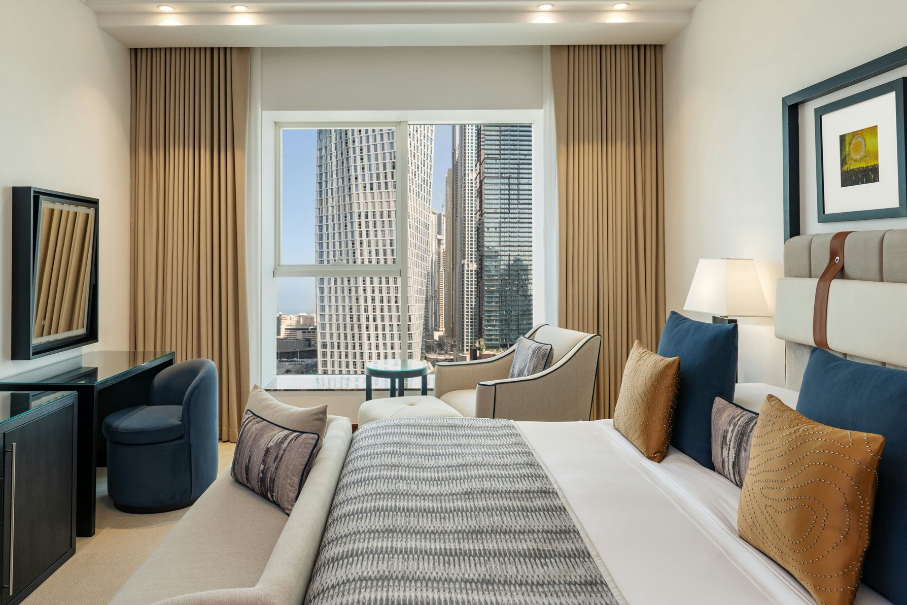 Grosvenor House, a Luxury Collection Hotel, Dubai Room Type - Three Bedroom, Kitchen, Family Suite, King or Twin, Capacity 7 Guest