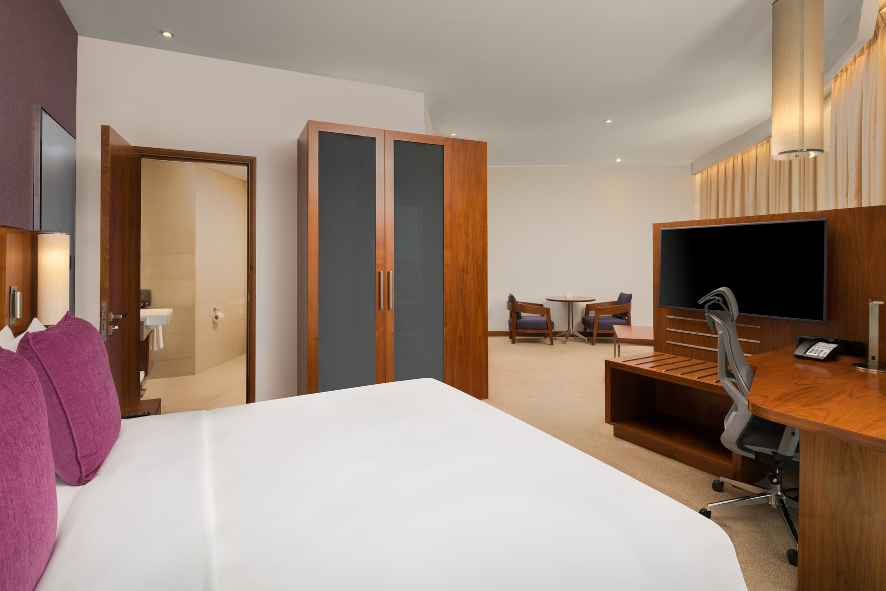 Crowne Plaza Muscat OCEC Room Type - 1 King Junior Suite Mountain View Lounge Access Crowne Plaza Muscat OCEC Room Type - 1 King Junior Suite Mountain View Lounge Access