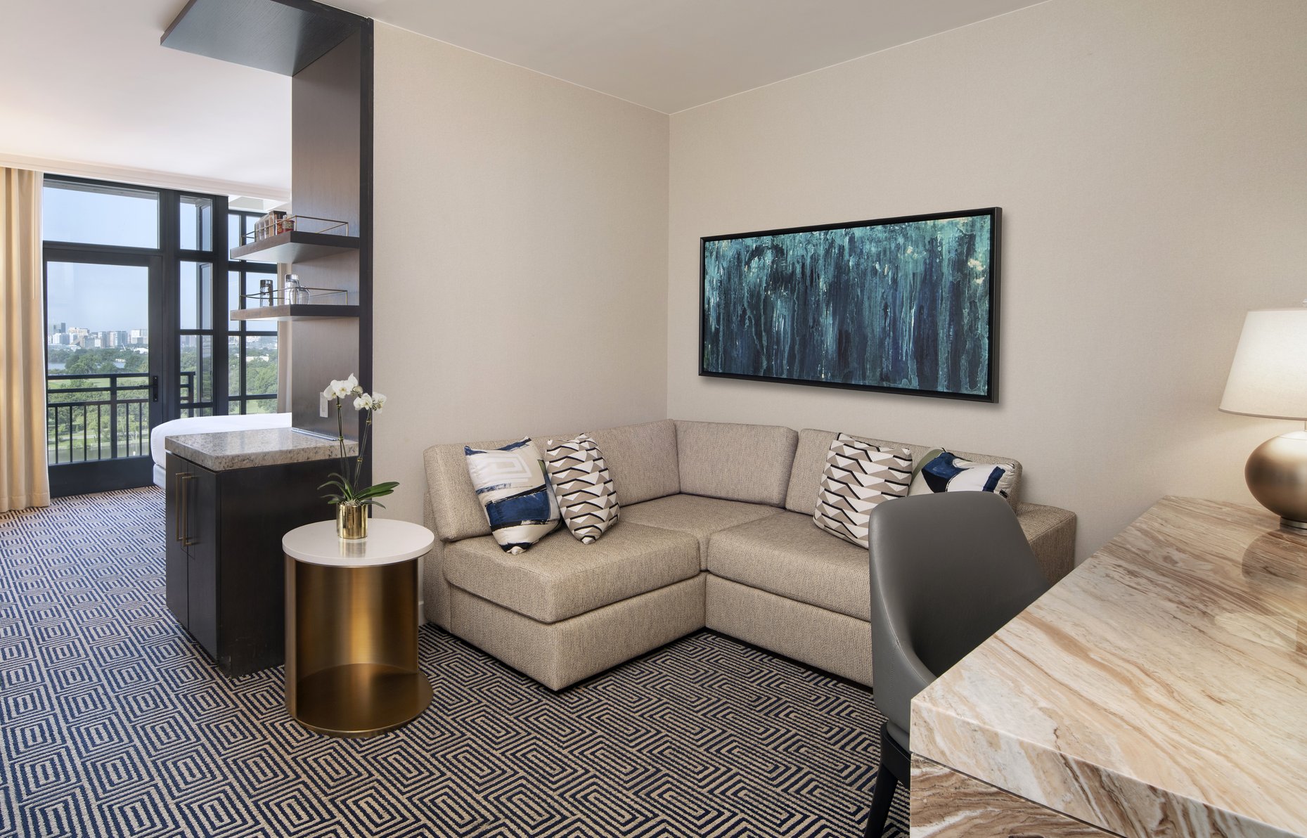 InterContinental Washington D.C. - The Wharf Room Type - 1 King Junior Suite River View Juliet Balcony InterContinental Washington D.C. - The Wharf Room Type - 1 King Junior Suite River View Juliet Balcony