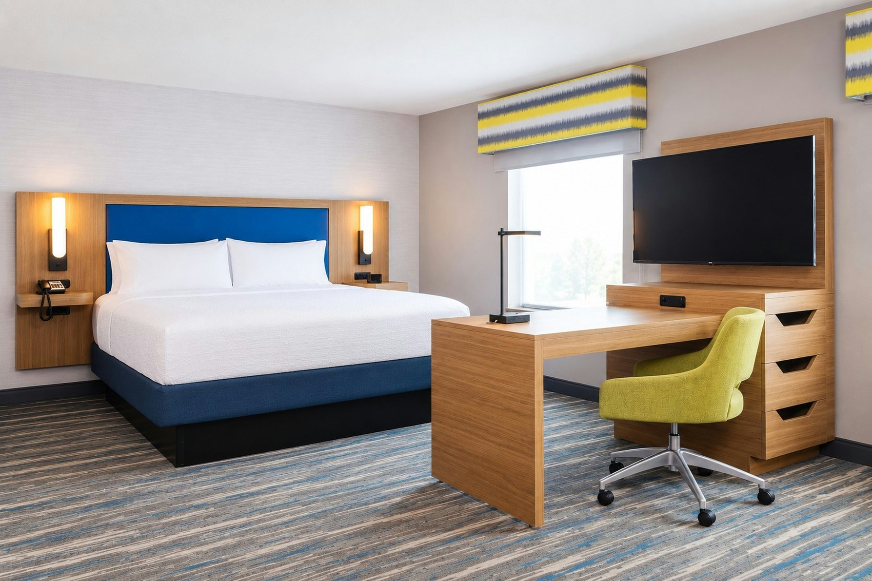 Hampton Inn & Suites by Hilton Chicago/St. Charles Room Type - 1KNG STUDIO SOFABED NOSMOK