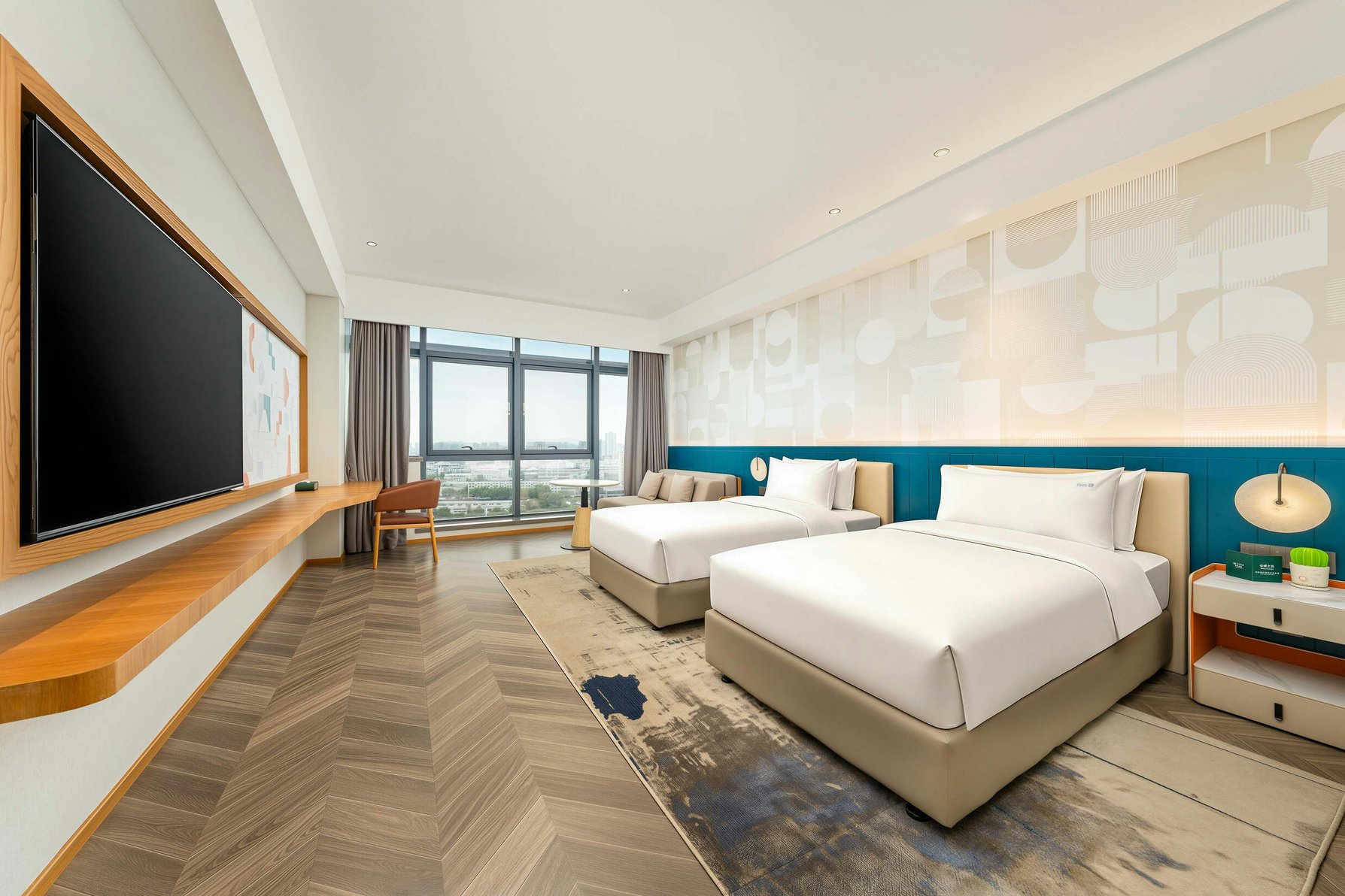 EVEN Hotel YANTAI GOLDEN COAST by IHG Room Type - 2 Twin Standard Garden View