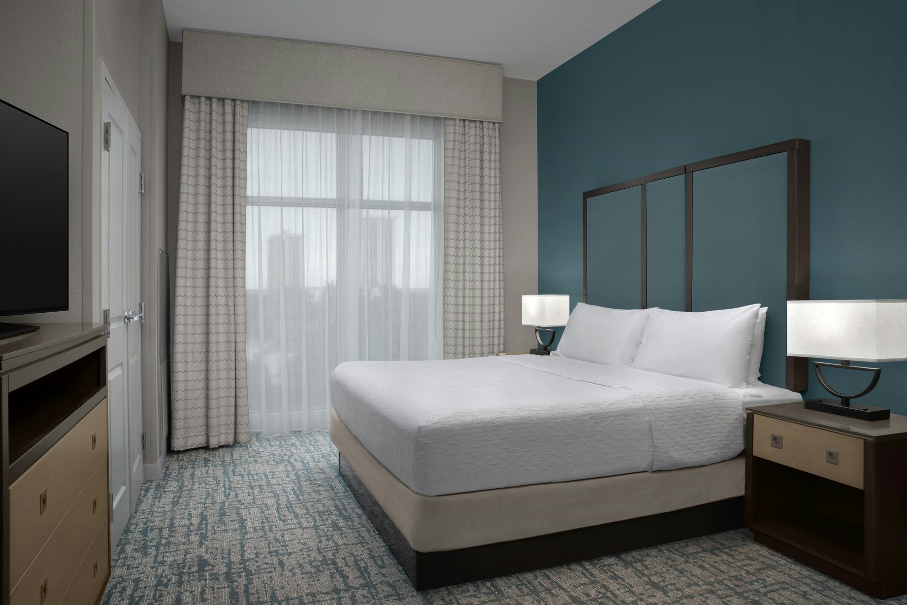 Homewood Suites by Hilton Miami Downtown/Brickell Room Type - 1 KING SUITE NONSMOKING Homewood Suites by Hilton Miami Downtown/Brickell Room Type - 1 KING SUITE NONSMOKING