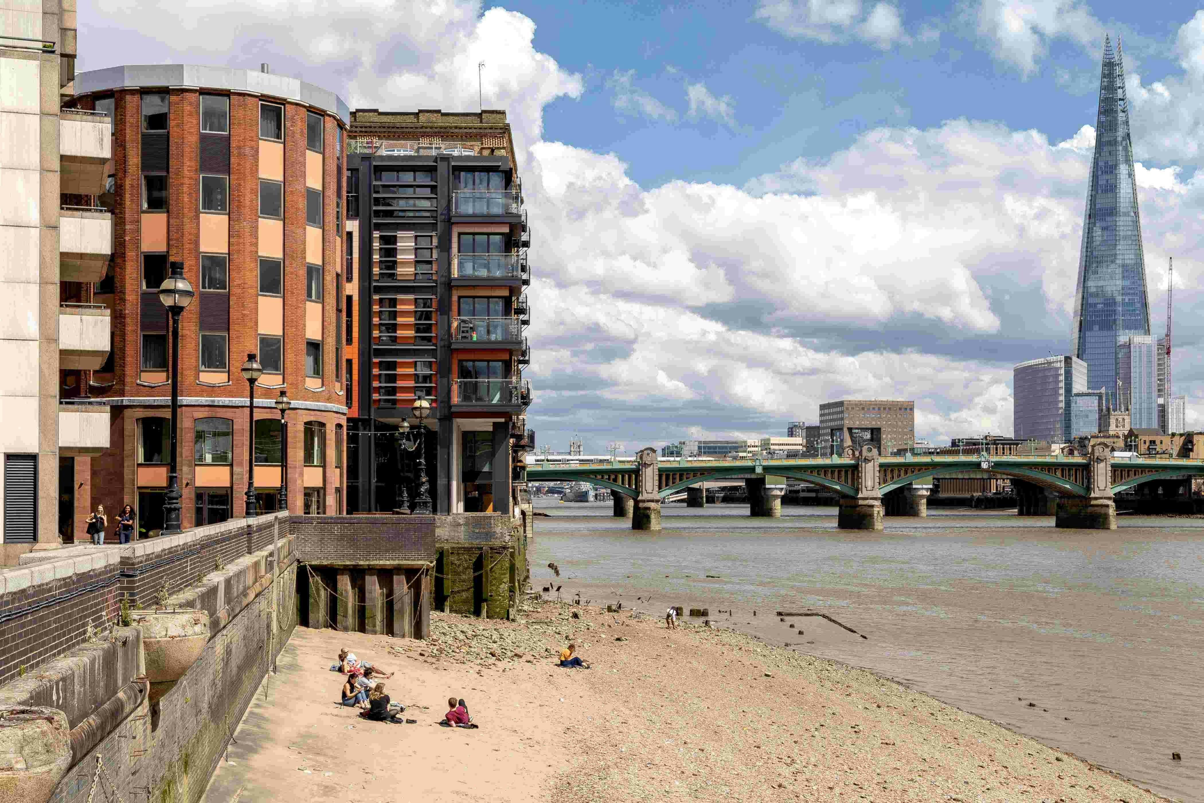 Locke at Broken Wharf, Millennium Bridge