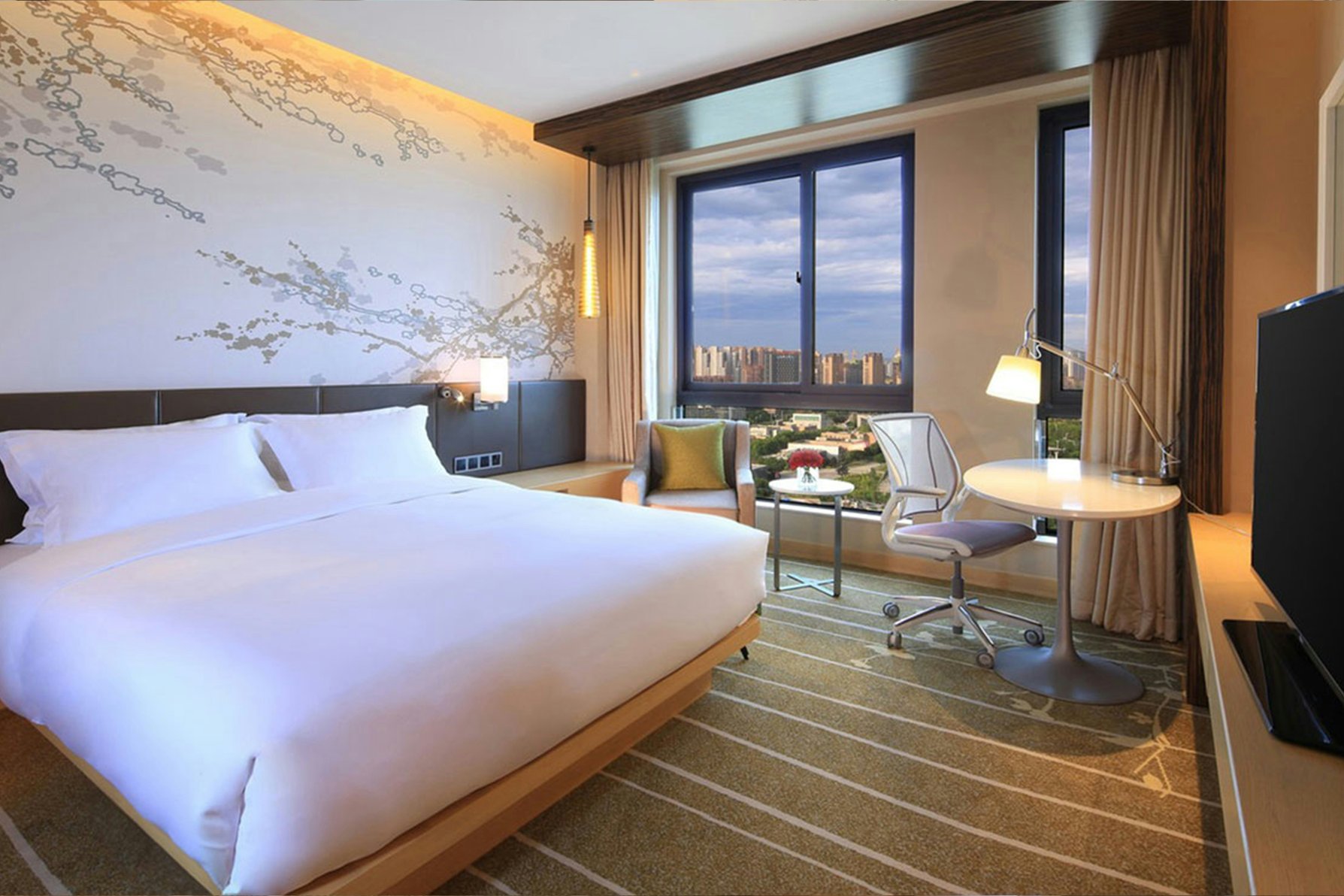 Hilton Garden Inn Xi'an High-Tech Zone Room Type - KING GUEST ROOM HIGH FLOOR