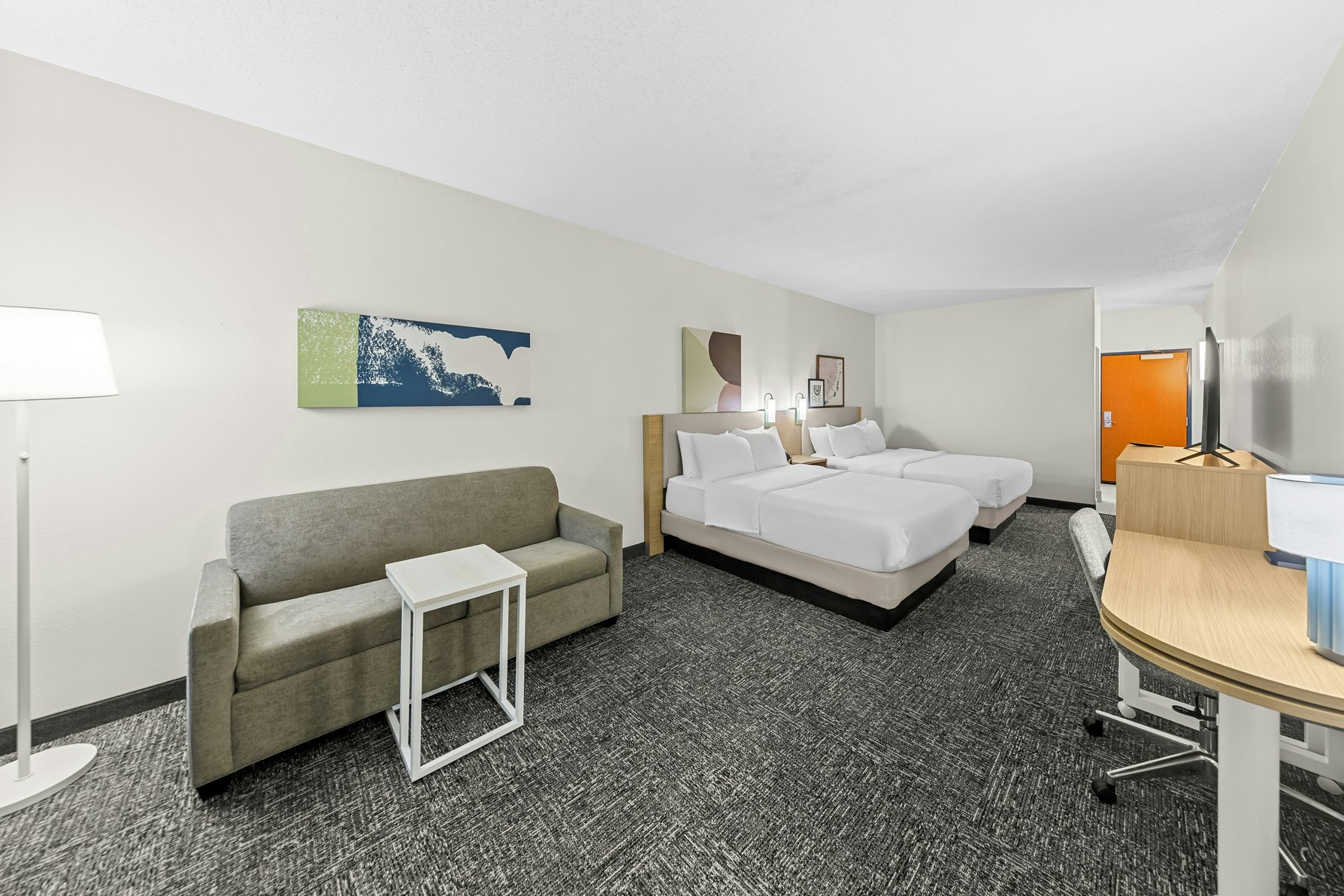 Spark by Hilton Plainfield Indianapolis Room Type - Studio, 2 Queen Beds
