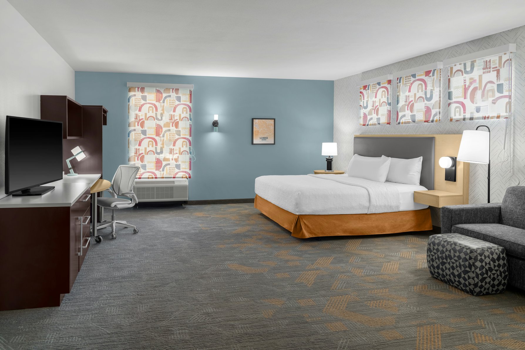 Home2 Suites by Hilton La Crosse, WI Room Type - 1KG ACC RI SHWR STUDIO NSM
