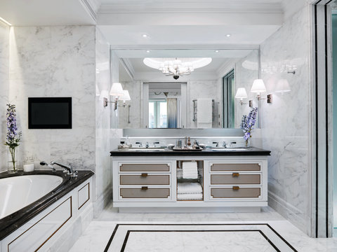 The Sterling Suite Master Bathroom