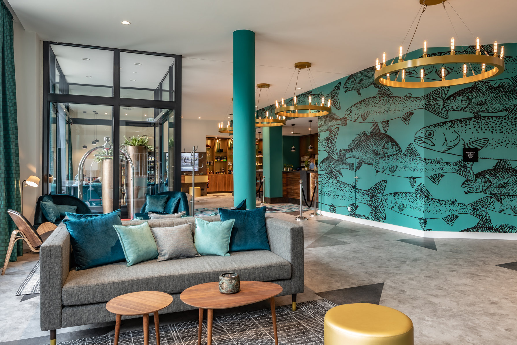 We welcome you in our lobby of Holiday Inn – the niu, Rig Lübeck