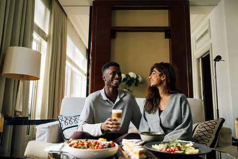 In-room breakfast at Bristol suite