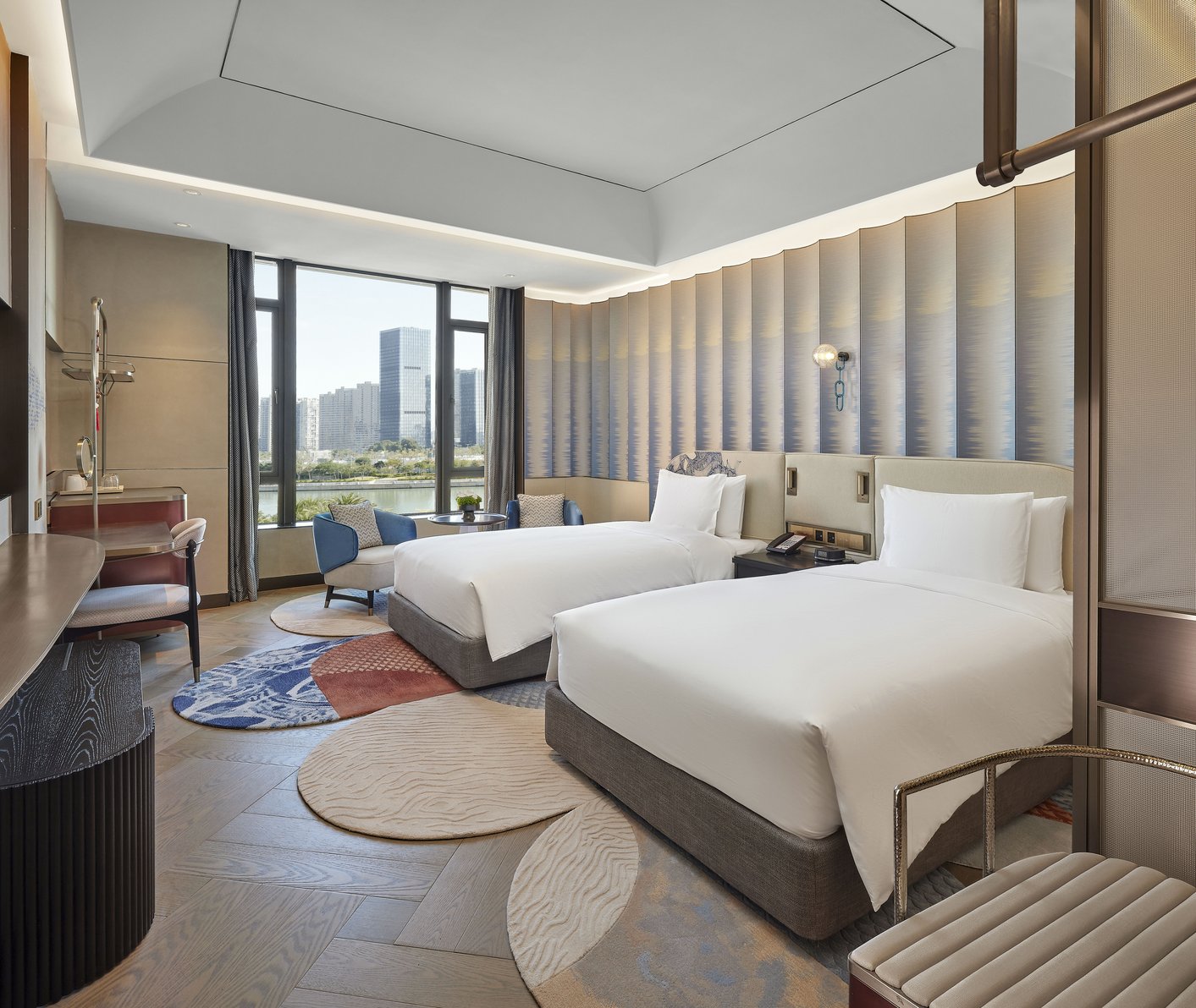 Hotel Indigo XIAMEN HAICANG Room Type - 2 Double Standard Lake View