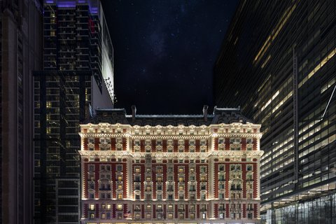 The Knick Exterior Night