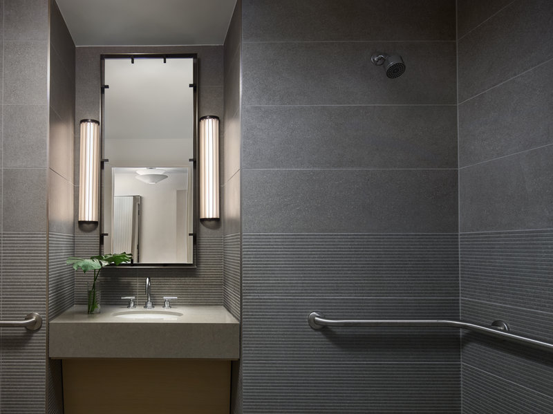 One Bedroom Suite Mobile Accessible Roll In Shower