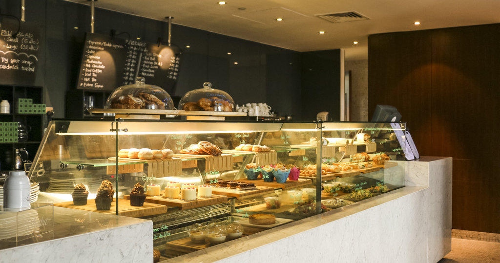Deli Café offering a selection of cakes, sandwiches and pastries  