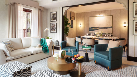 Jumeirah Dar Al Masyaf Palm House Garden Suite Living Area