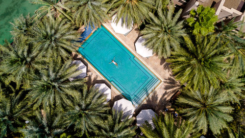 Jumeirah Dar Al Masyaf Villa Cluster Pool Drone Lifestyle