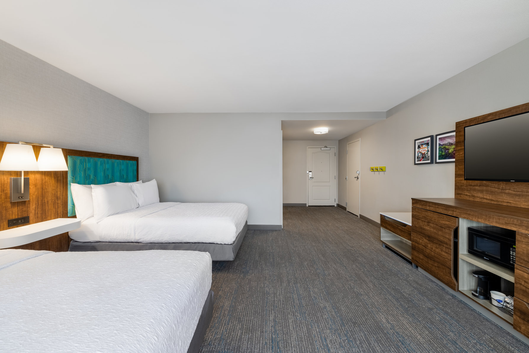 Hampton Inn Las Vegas North Speedway Room Type - 2 QNS ACCESSIBLE W TUB NS