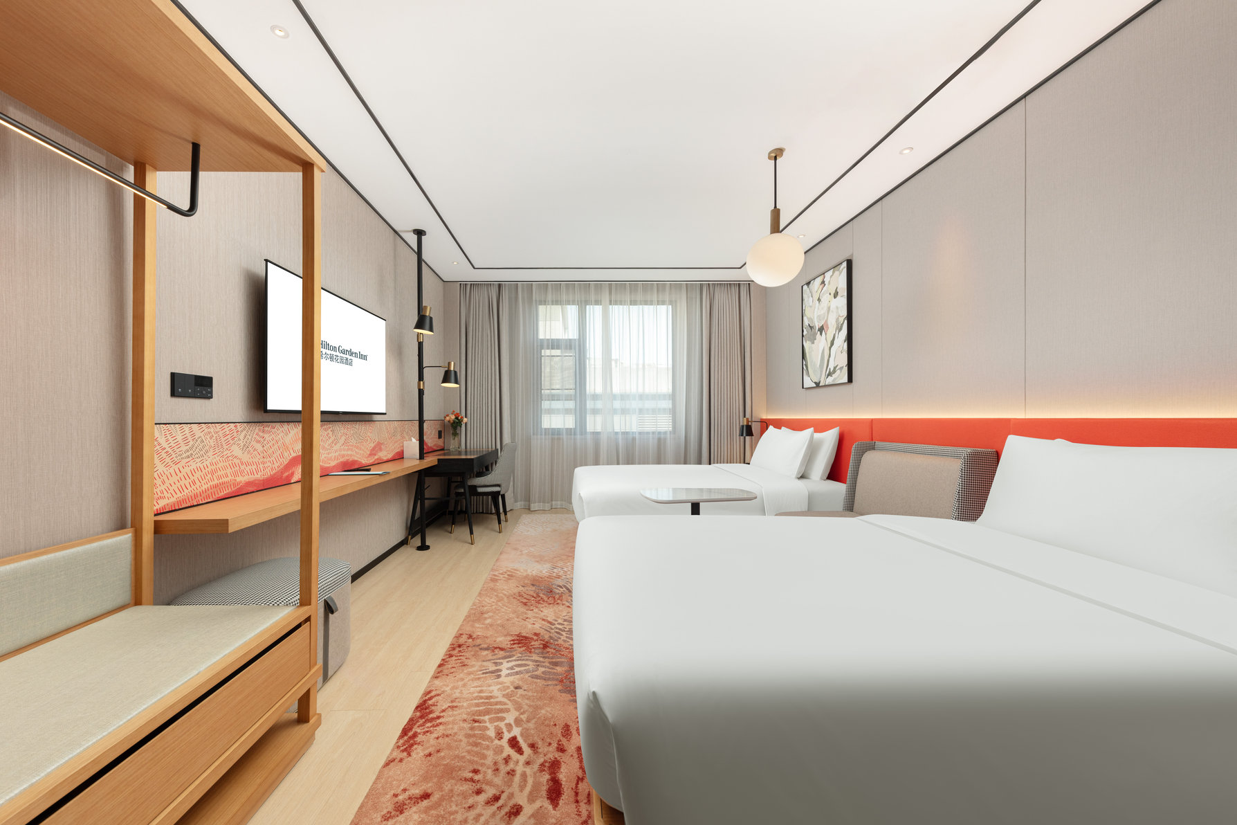 Hilton Garden Inn Shanghai Jiading Room Type - TWIN GUEST ROOM