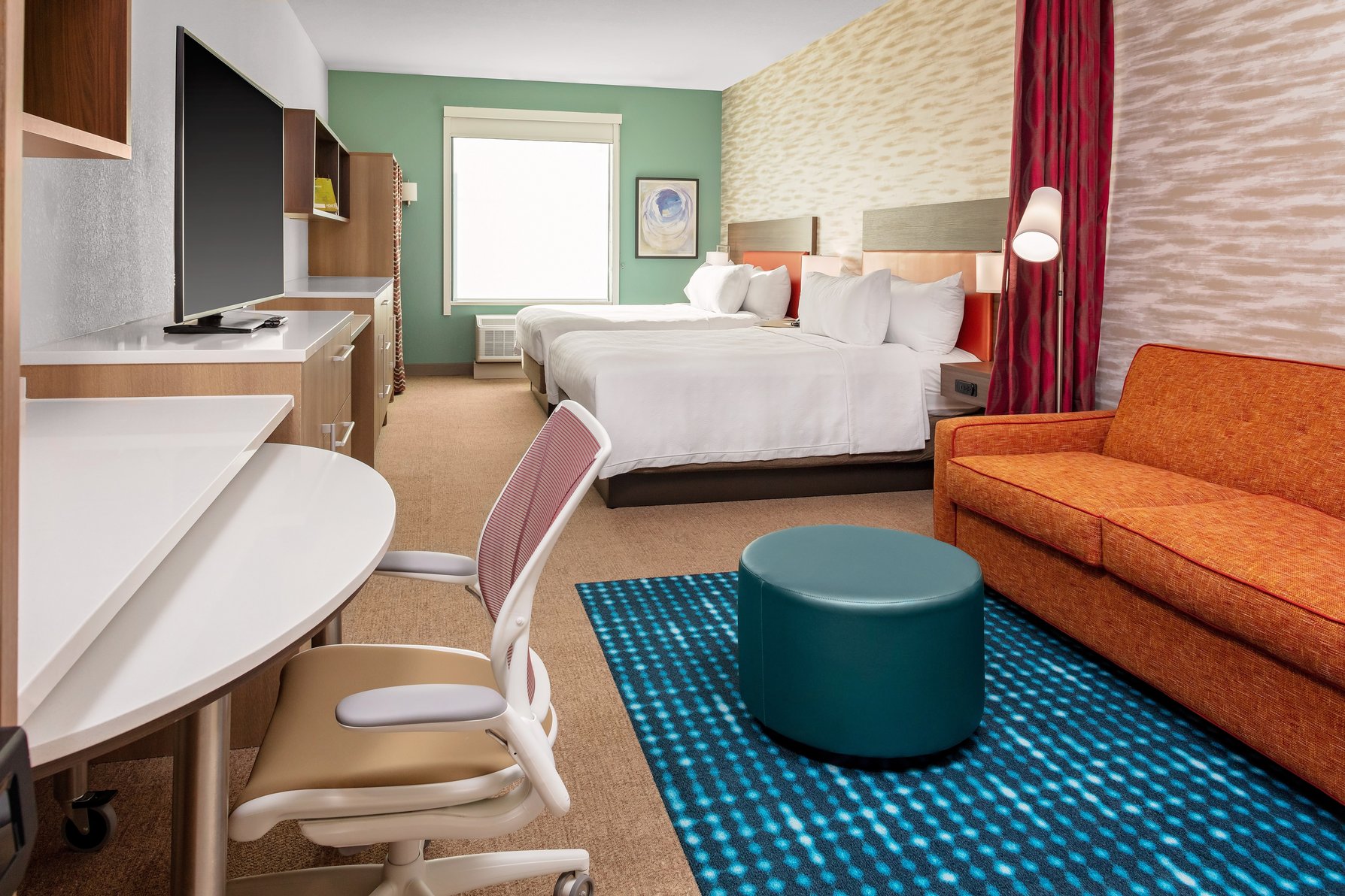 Home2 Suites by Hilton Rosenberg/Sugar Land Area Room Type - 2 QUEEN HEAR ACC STUDIO