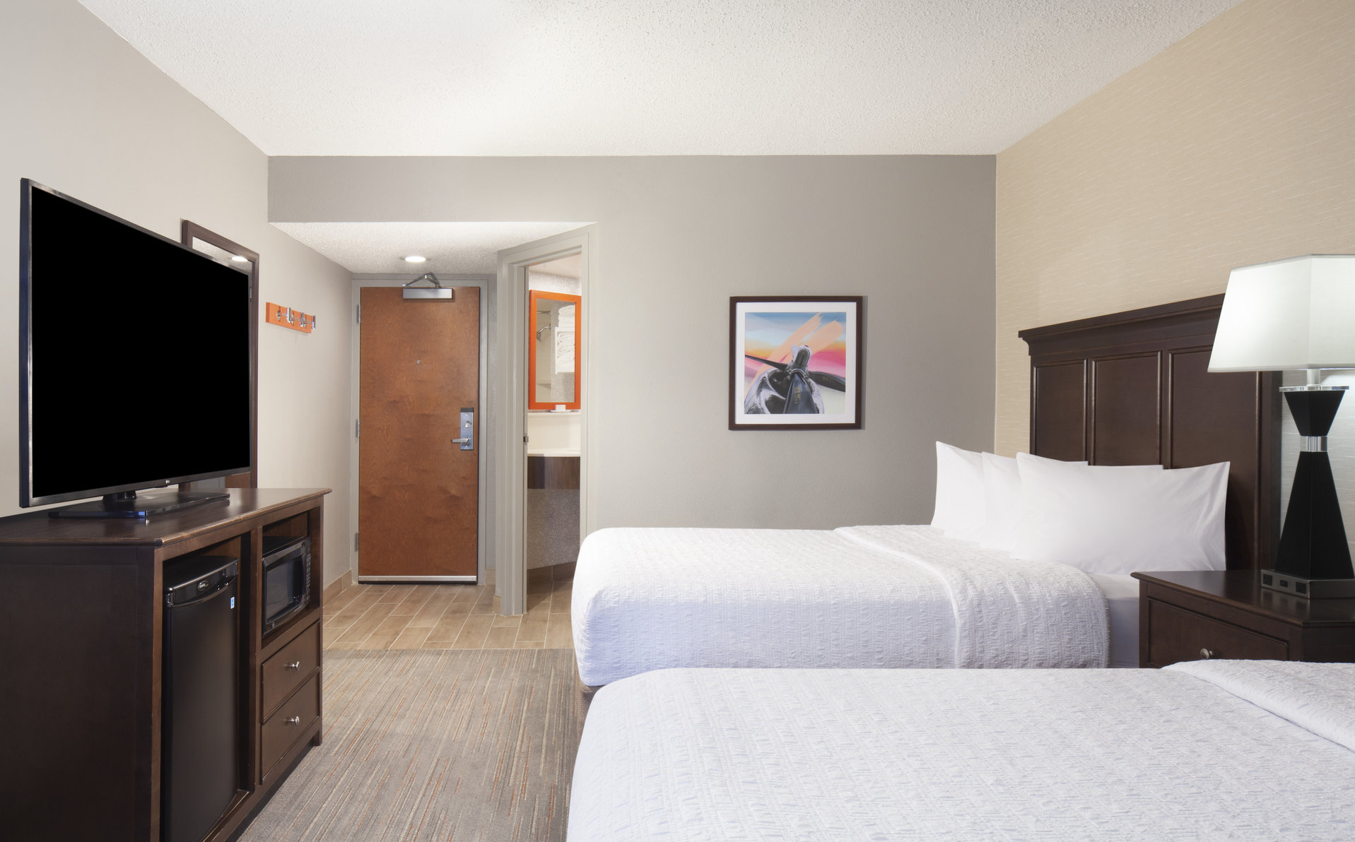 Hampton Inn by Hilton Evansville Room Type - 2 DOUBLES PURE WELLNESS