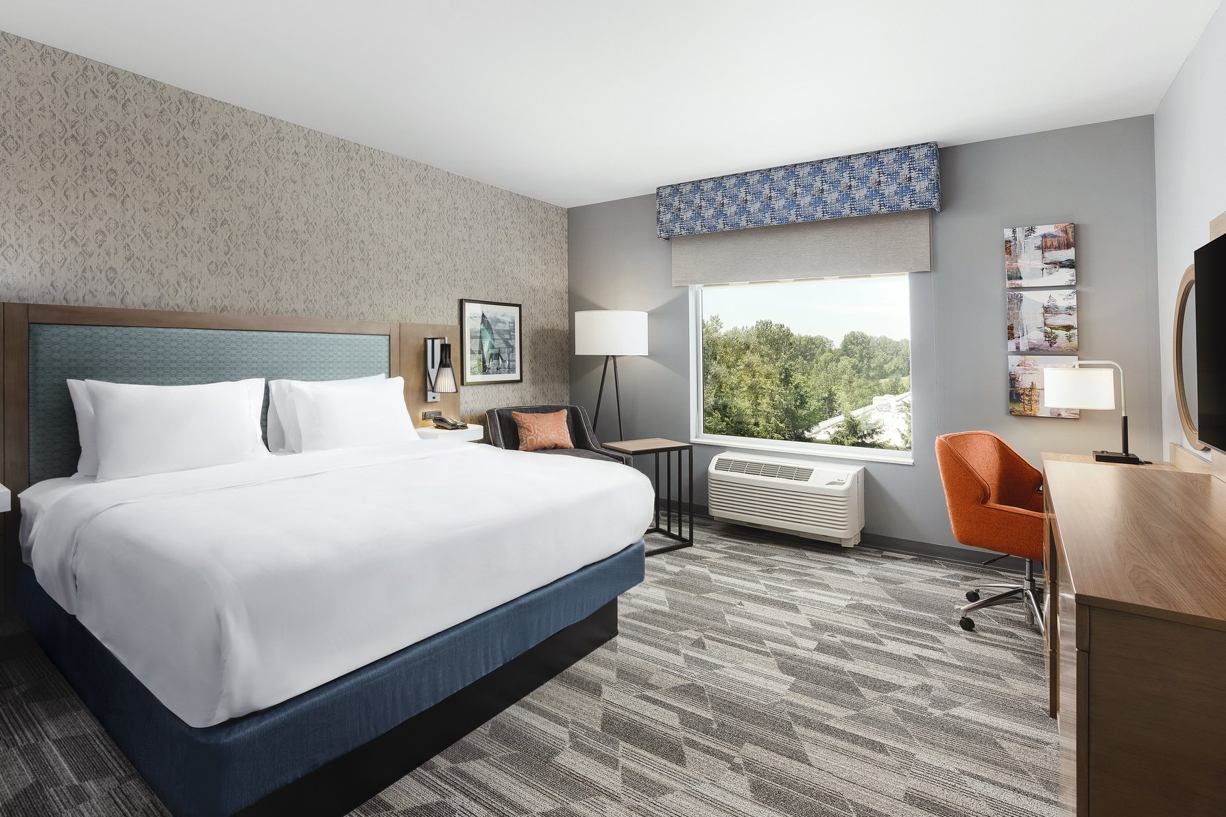 Hampton Inn by Hilton Bellingham Airport Room Type - 1 KNG HEARING ACC NOSMOK