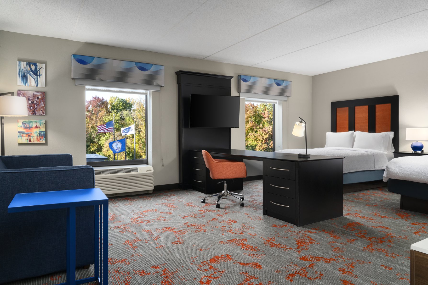 Hampton Inn Stafford/Quantico & Conference Center, VA Room Type - 2DBL HEARING ACC STUDIO NS