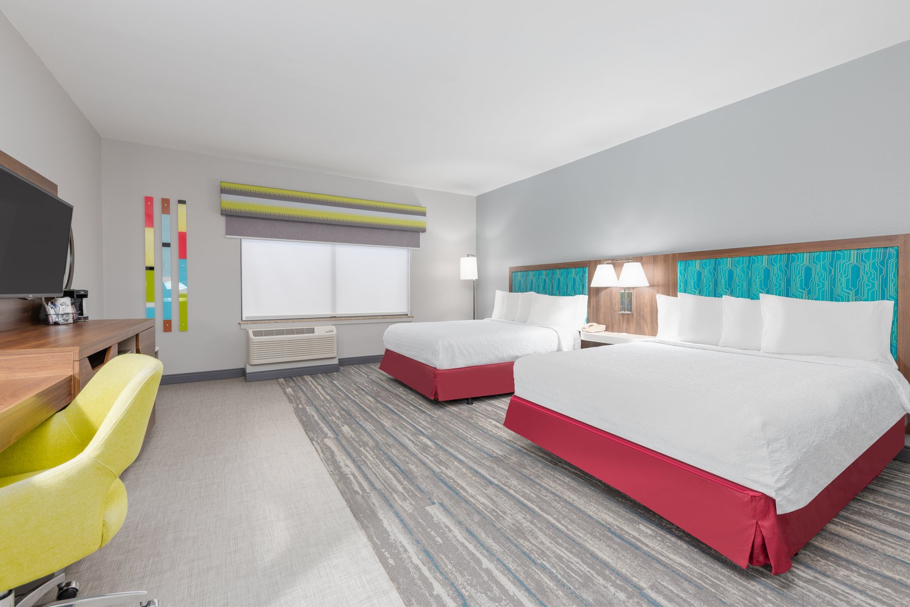 Hampton Inn and Suites Lake Jackson Clute Room Type - 2QN MOB HEARING ACC TUB NS
