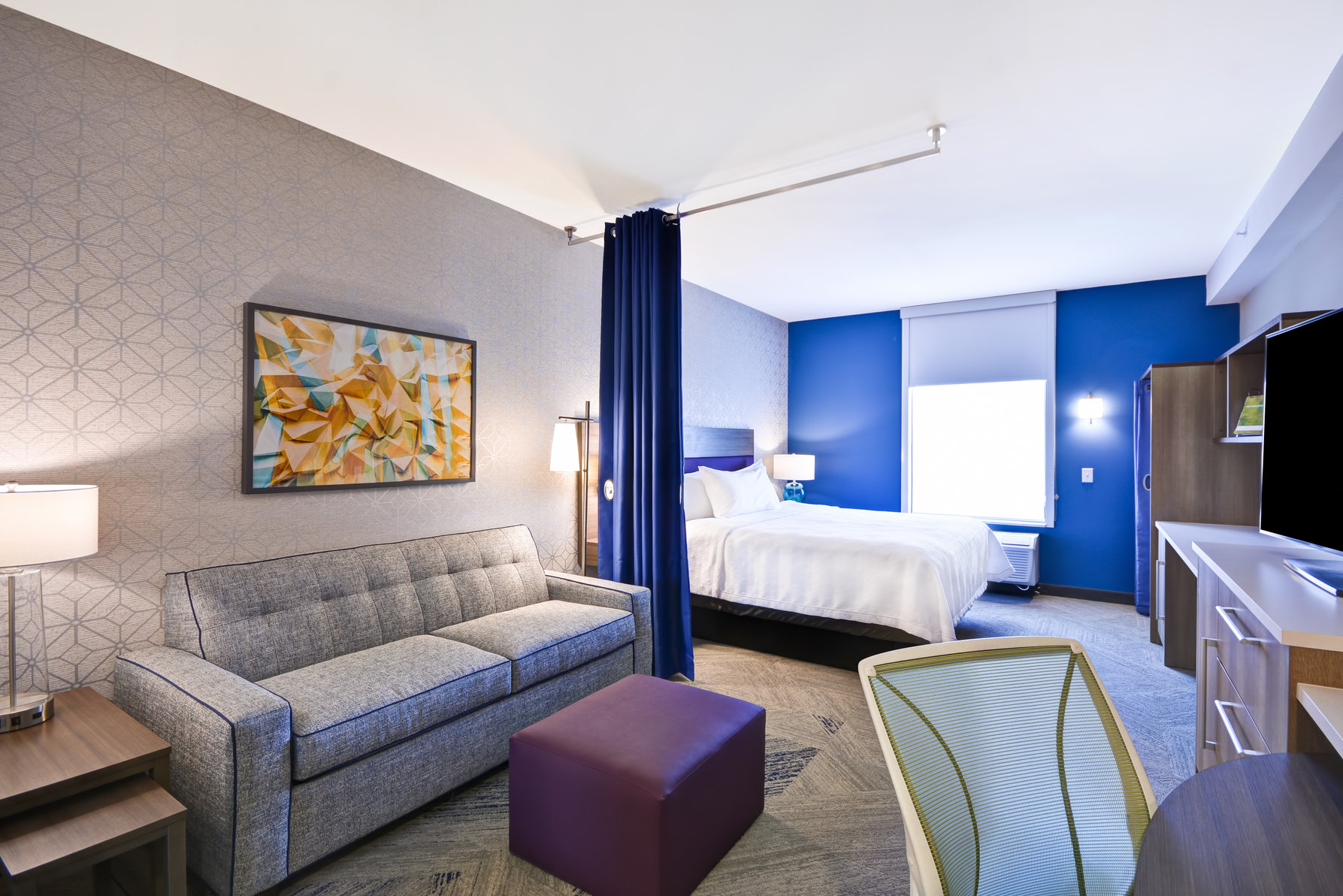 Home2 Suites by Hilton Plano Legacy West Room Type - 1KG HEARING ACC STUDIO NS