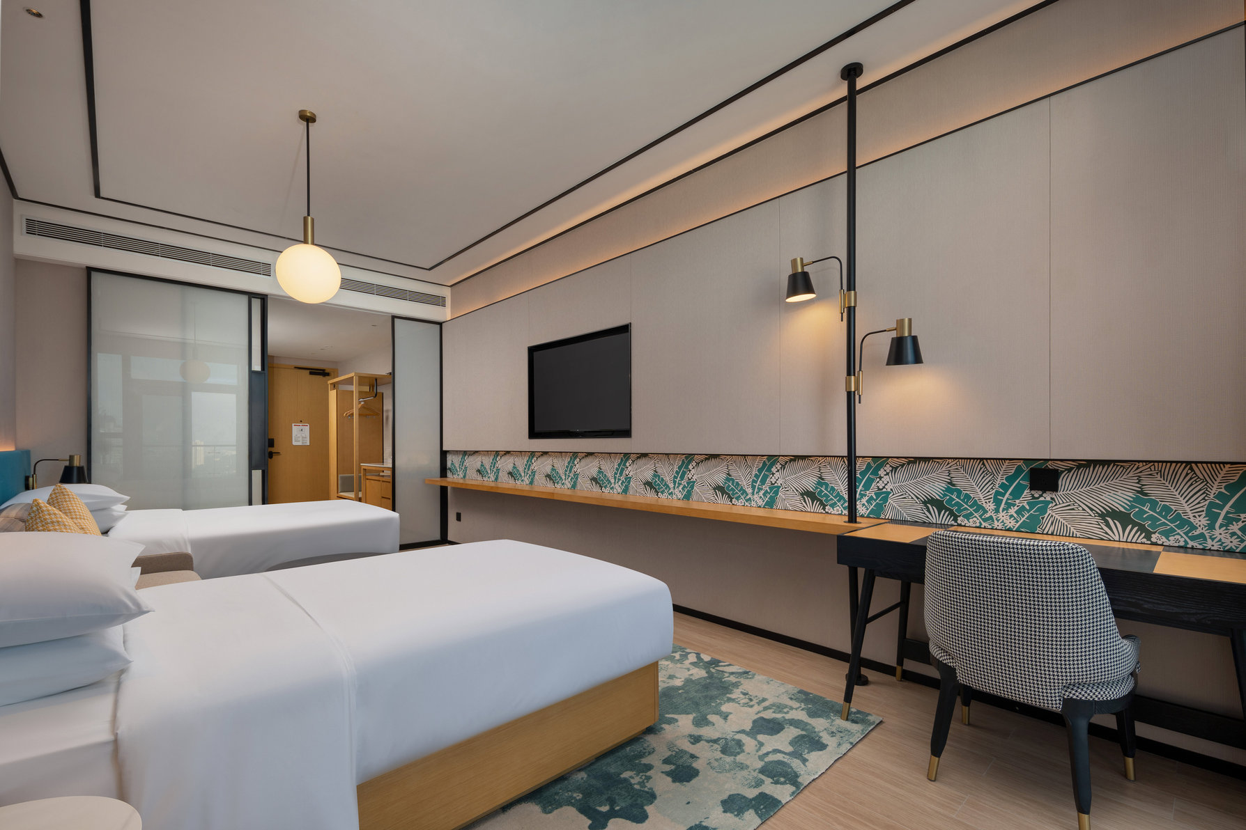 Hilton Garden Inn Danzhou Yangpu Room Type - TWIN GUEST ROOM