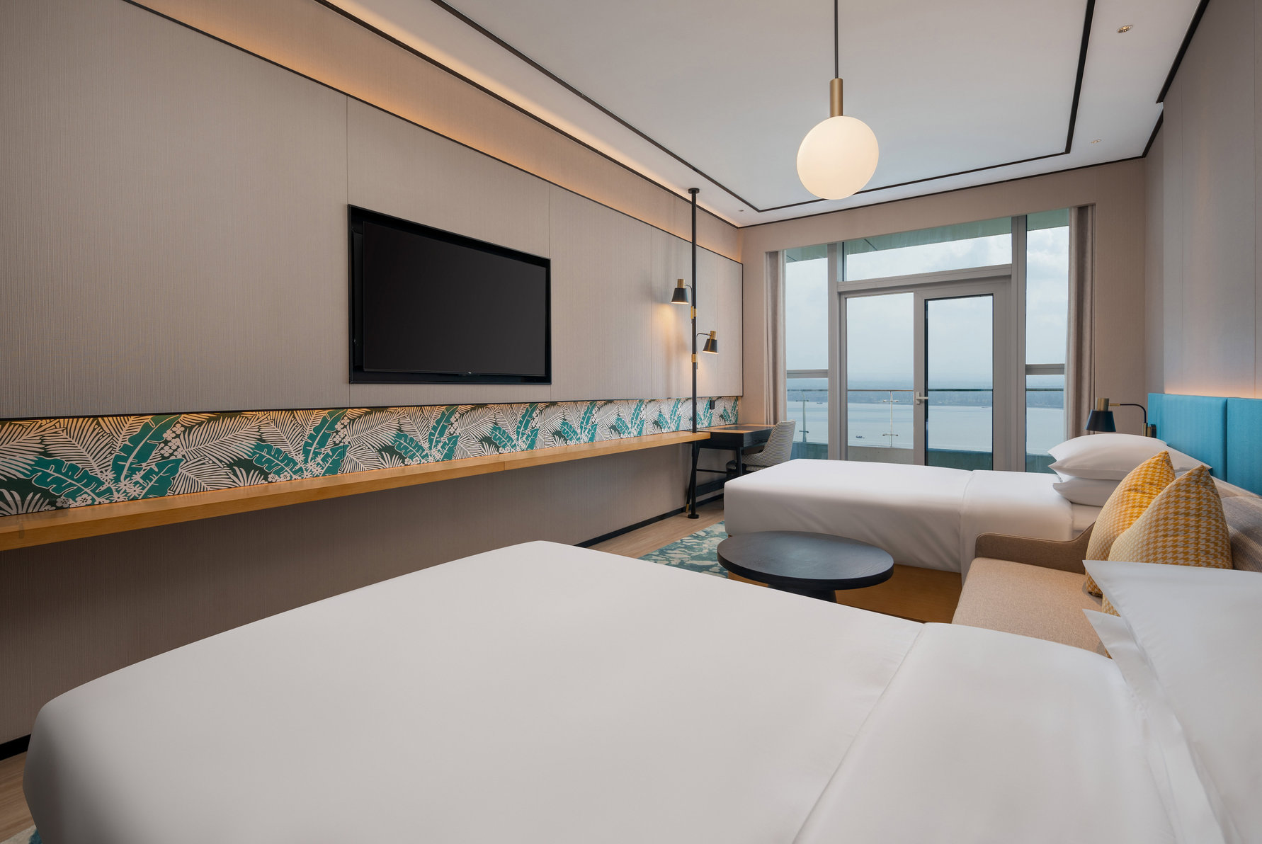 Hilton Garden Inn Danzhou Yangpu Room Type - TWIN GUEST ROOM SEA VIEW
