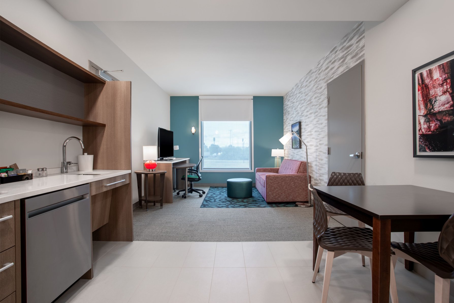 Home2 Suites by Hilton Calhoun Room Type - 1KNG STE MB HR ACC RI SHWR
