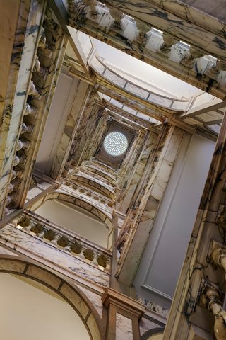 Rosewood London Grand Marble Staircase