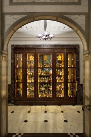 Rosewood London Whiskey Wall